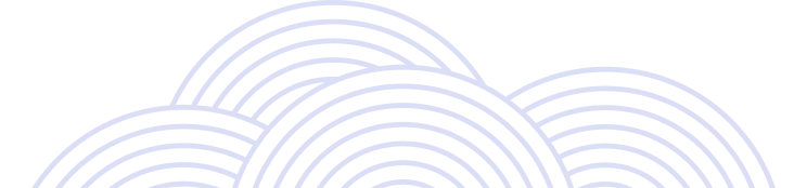 The image shows a stylized graphic with abstract shapes resembling waves or clouds against a grey background.